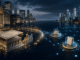 Traditional financial markets connecting to secure tokenized digital infrastructure