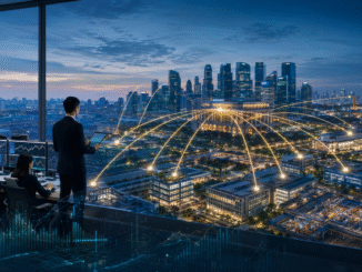 Institutional investors overlooking Singapore’s financial district as capital flows spread across a broad range of listed companies.