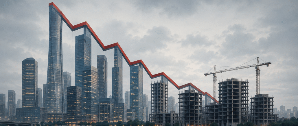 China property market downturn and its implications for global investors