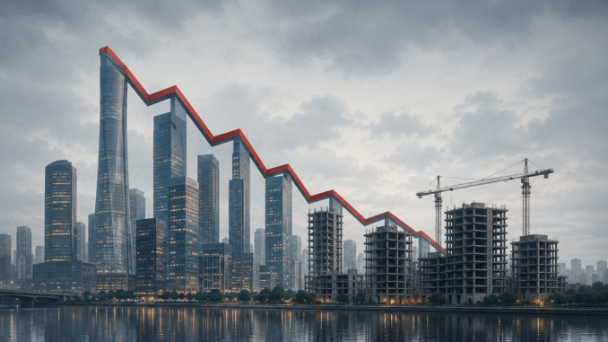 China property market downturn and its implications for global investors